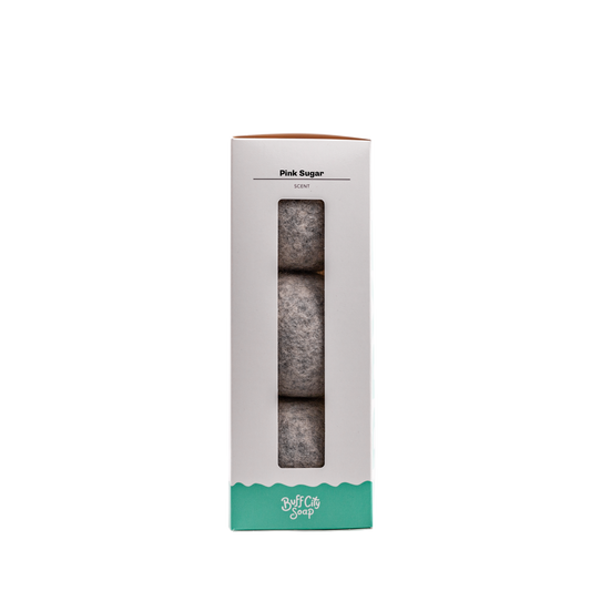 Pink Sugar Wool Dryer Balls (Set of 3)
