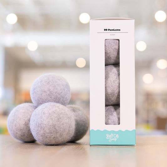 99 PomLems Wool Dryer Balls (Set of 3)