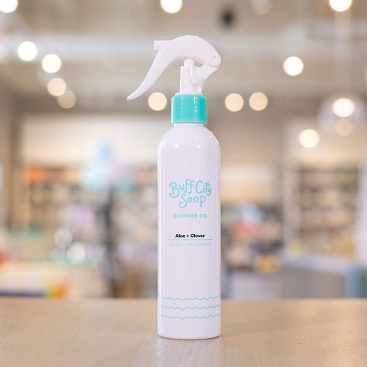 Aloe + Clover Shower Oil