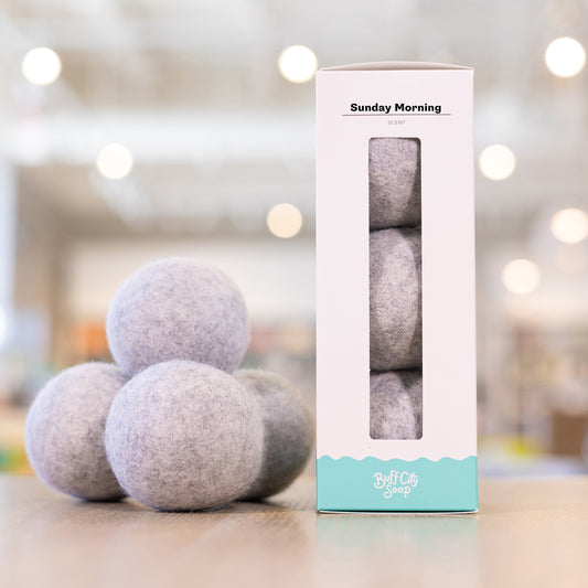 Sunday Morning Wool Dryer Balls (Set of 3)
