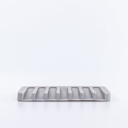Grey Silicone Soap Dish
